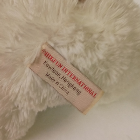 Gund Teddybear Nubuck Brown with Christmas Sweater & Plaid Scarf 18" - Picture 3 of 8